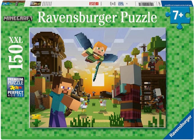Ravensburger Minecraft legpuzzel XXL - 150 stukjes - kinderspel.