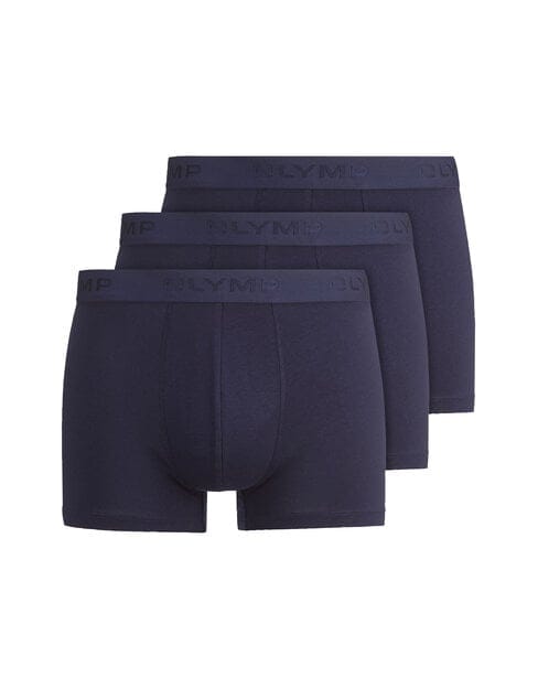 OLYMP boxershorts (set van 3 paar), Marineblauw