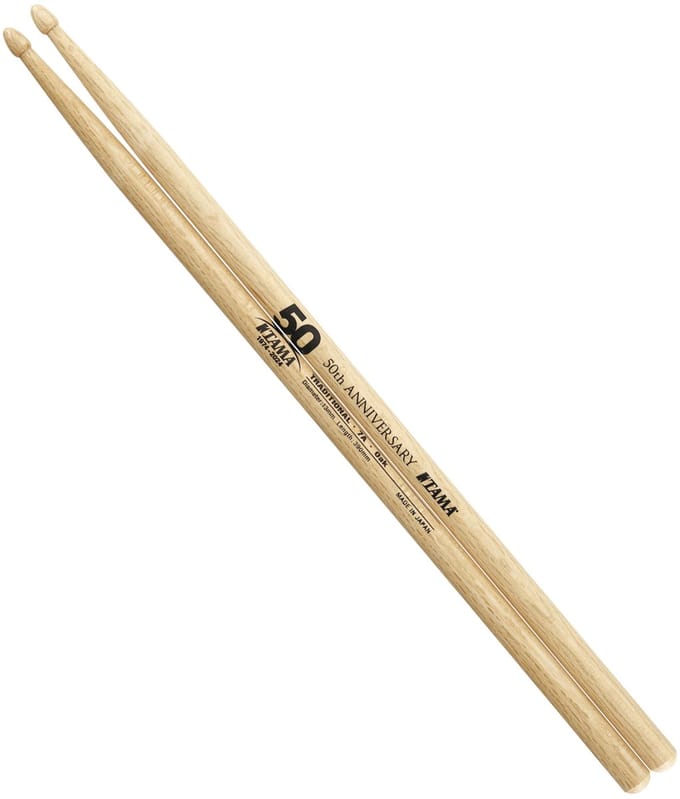 Tama Oak Sticks 7A TAMA 50th Anniversary Logo - Drumsticks