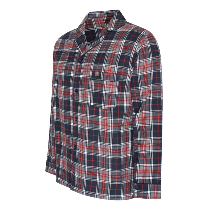 Cappuccino Italia - Heren Pyjama Alba Pyjama - Rood - Maat M