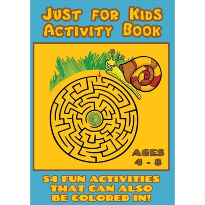 Just For Kids Activity Book Ages 4 To 8 - Journal Jungle Publishing