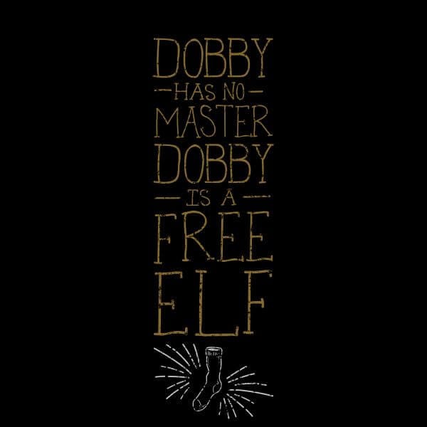 Harry Potter Dobby Is A Free Elf dames t-shirt - Zwart - S