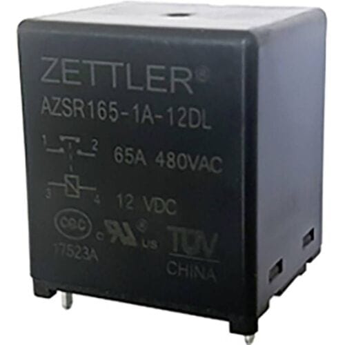 Zettler Electronics AZSR165-1A-24DL Printrelais 24 V/DC 80 A 1x NO 1 stuk(s)