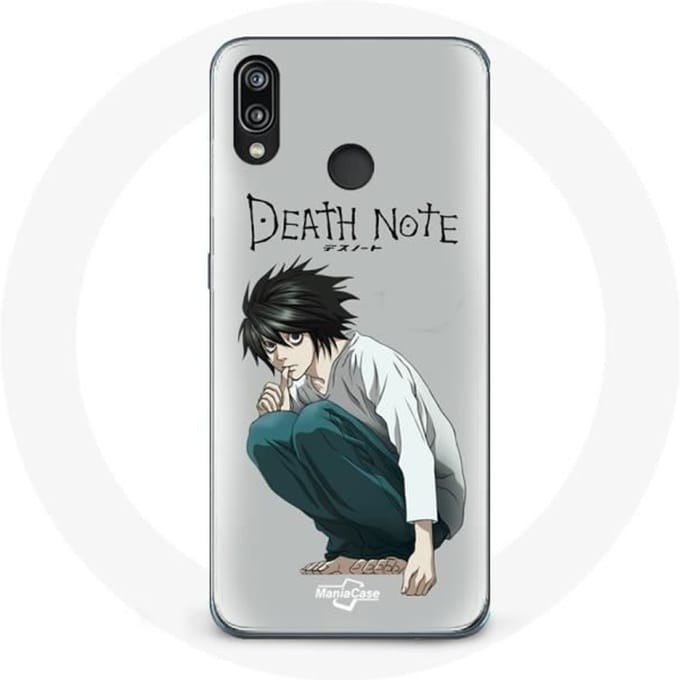 Coque pour Huawei P20 Lite - Death Note Anime - Souple - Gris - Protection - Mixte
