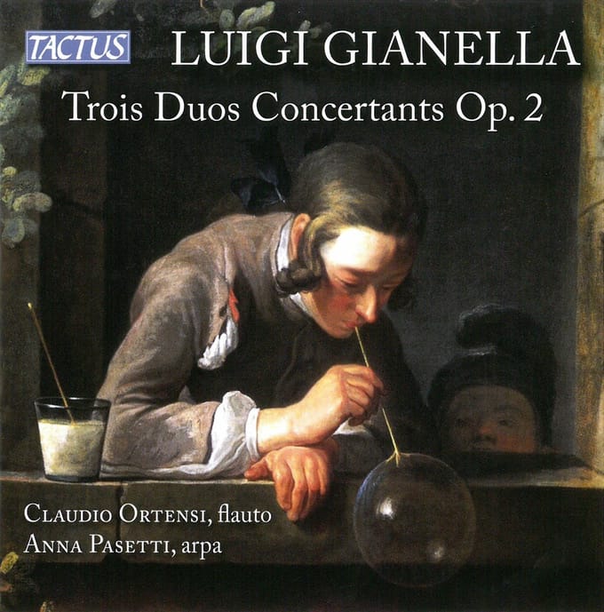 Claudio Ortensi & Anna Pasetti - Gianella: 3 Duetti Concertanti Op. 2 Per Flauto E Arpa (CD)