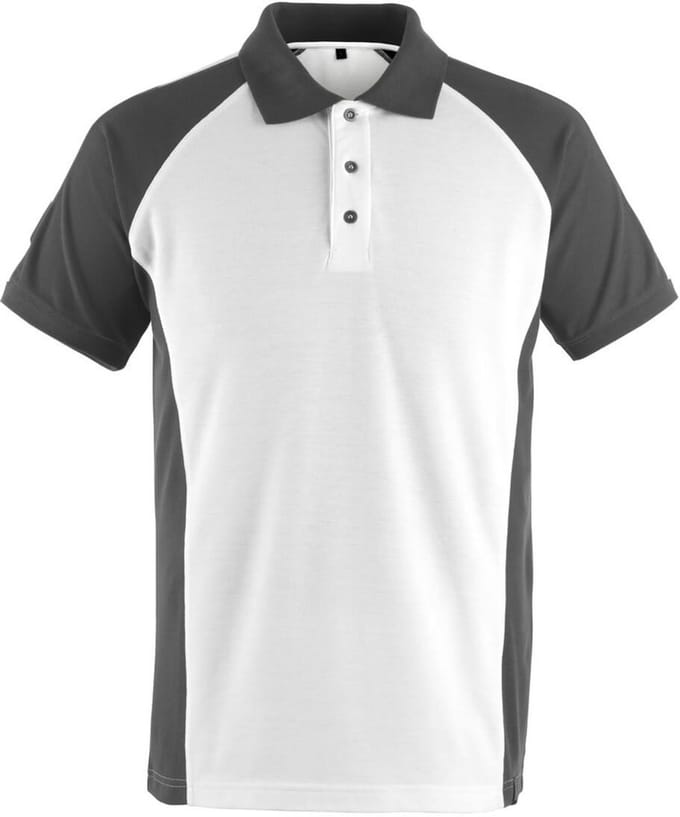 Mascot Unique Poloshirt 50569-961 - wit/donkerantraciet - M