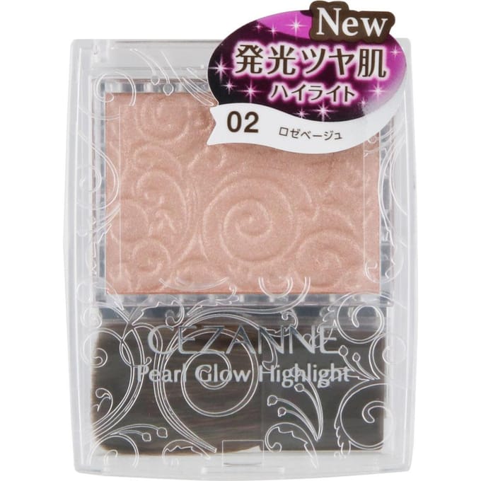 CEZANNE - Pearl Glow Highlight - 2.4g - P2 Rose Beige