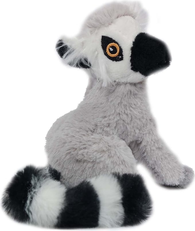 PIA Soft Toys Pluche Knuffeldier Katta zittend - 13 cm