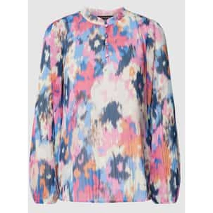 Blouseshirt met all-over-print