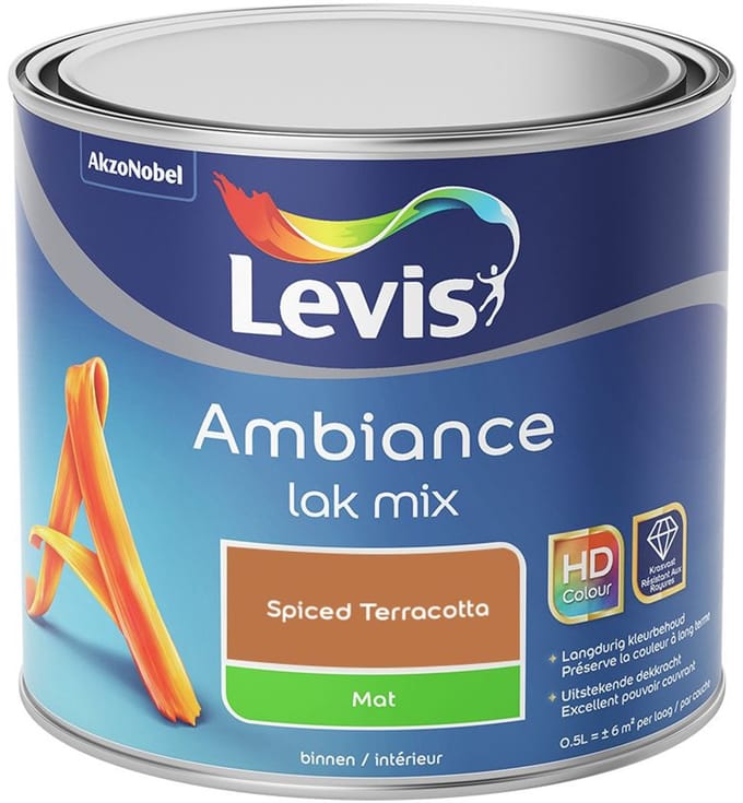 Levis - Ambiance Lak Mat Mix - Spiced Terracotta - Mengverf - 0,5 L