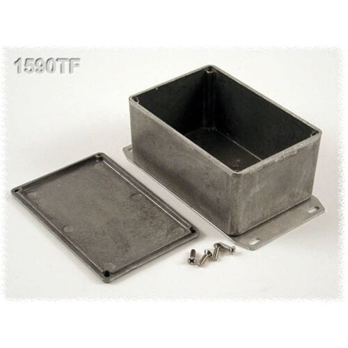 Hammond Electronics 1590TFBK Universele behuizing 120.5 x 79.5 x 59 Aluminium Zwart 1 stuk(s)