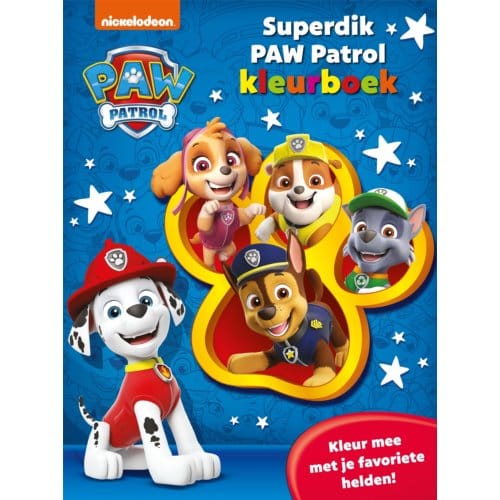 Superdik Paw Patrol Kleurboek - Paw Patrol - Diversen