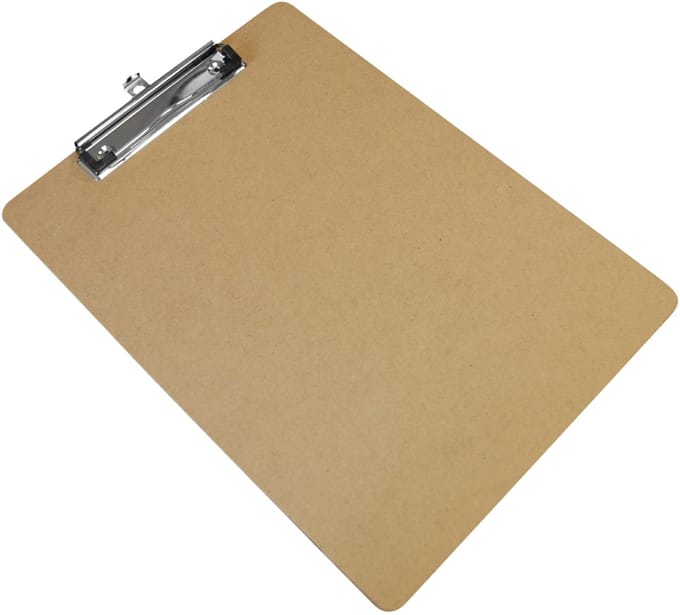 Wonday klembord, van hardboard, DIN A4