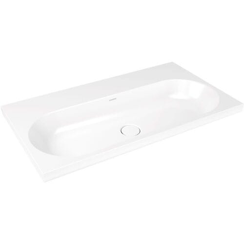 Kaldewei CENTRO countertop washbasin 3056 without tap hole, 90 cm 902906003001
