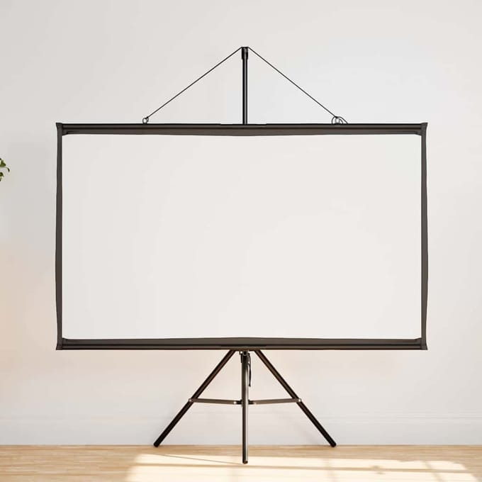 vidaXL - Projectiescherm - met - statief - 50 - inch - 16:9
