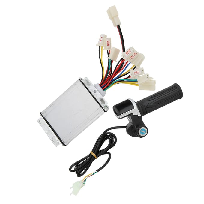 36V1000W Brush E-Bike Controller en multifunctionele duimgashendelset met elektrisch slot white