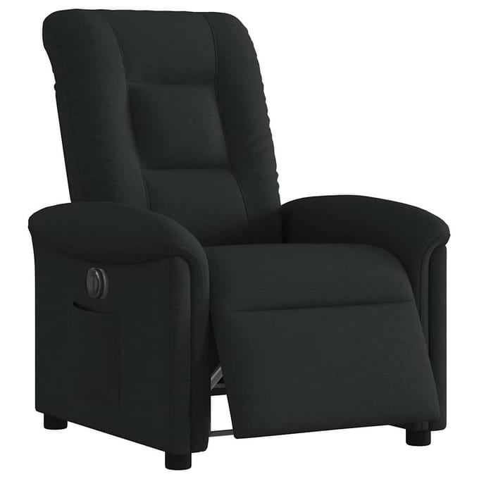 vidaXL - Fauteuil - verstelbaar - elektrisch - stof - zwart