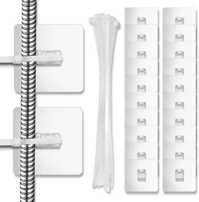 Solidchoice - Set van 20 Zelfklevende Kabelbinders voor Kabelbeheer