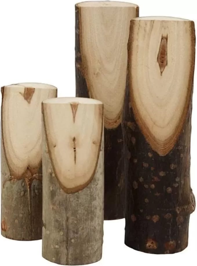 Creativ Company Decoratieve Boomstam 4 Stuks