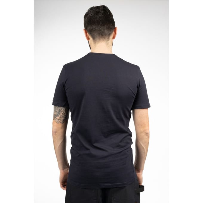 Caterpillar Essentials Korte Mouwen Katoenen Heren Blauw