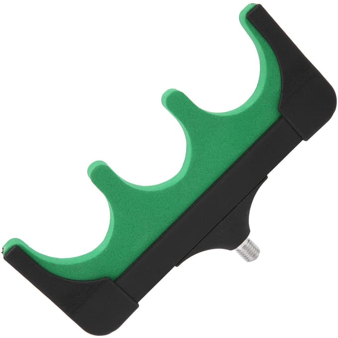 Support de Canne à Pêche Feeder Pod Support Porte-Canne EVA Accessoire de Pêche Carpe 3 Fentes black