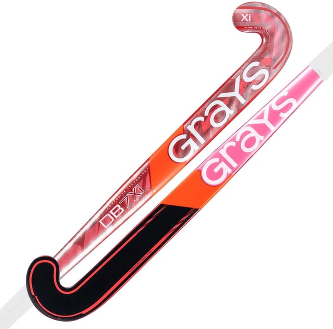 Grays DB7Xi Dynabow Senior Indoor Hockeystick Rood