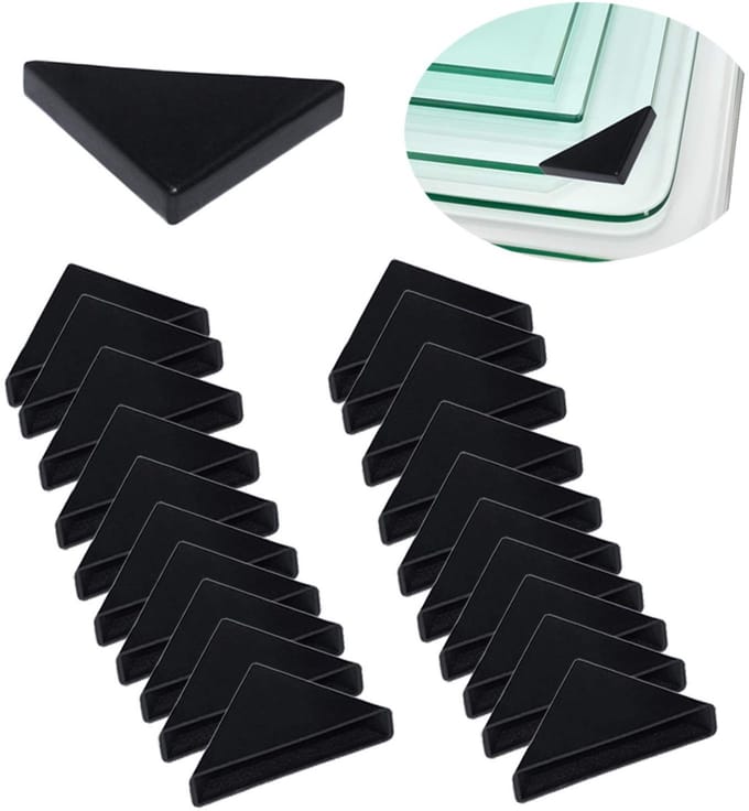 Solidchoice - 20 Stuks Hoekbescherming voor Glazen Tafels