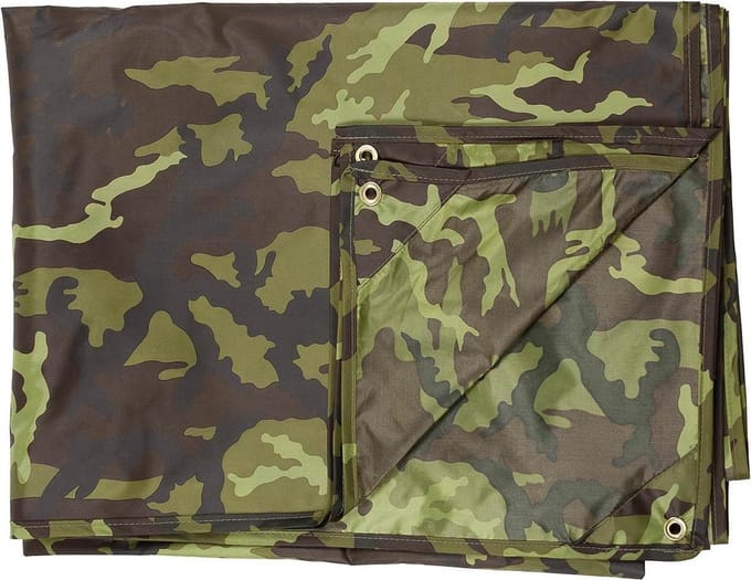 MFH - Leger Dekzeil "Tarp" - M95 CZ Camouflage - 300 x 400 cm