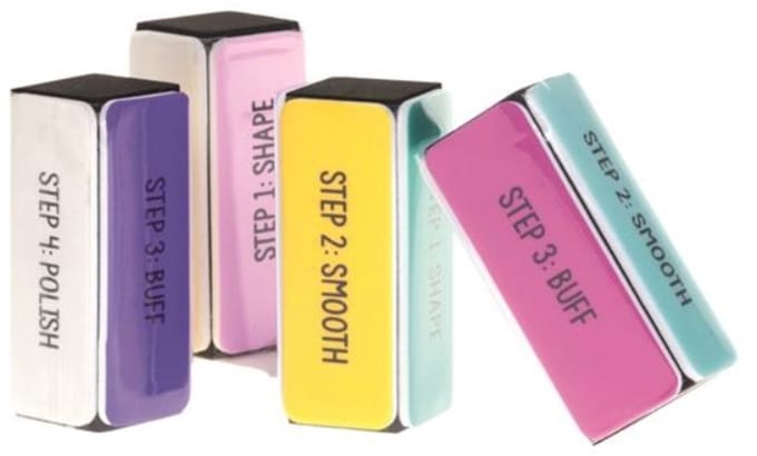 Manicure 4 staps polijst en vijlblok