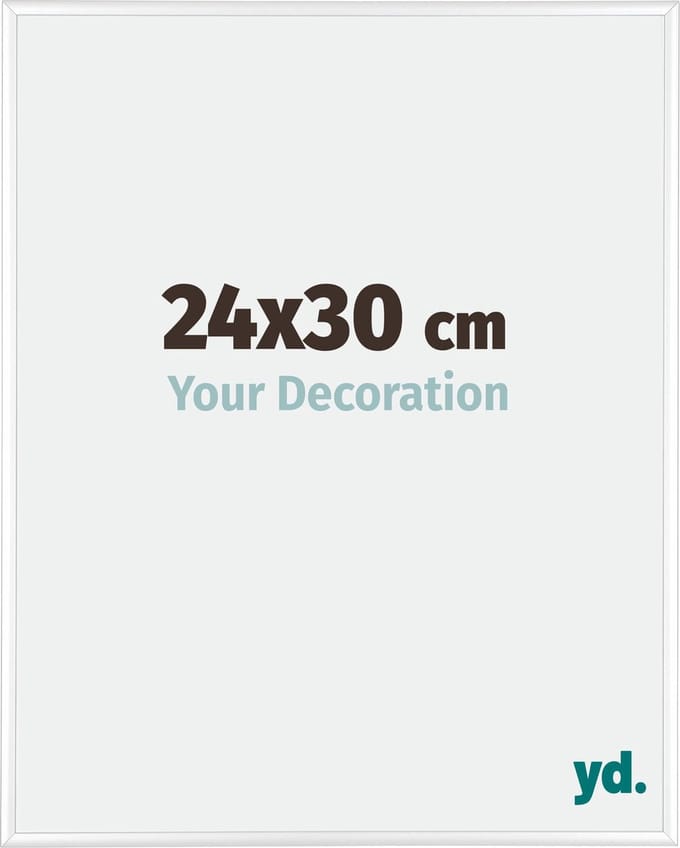 Your Decoration - Fotolijst 24x30 cm - Aluminium - Wit Hoogglans - Kent
