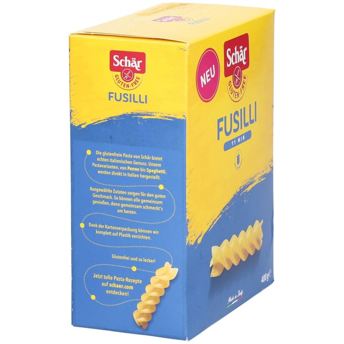 Schär Fusilli 400 Voeding