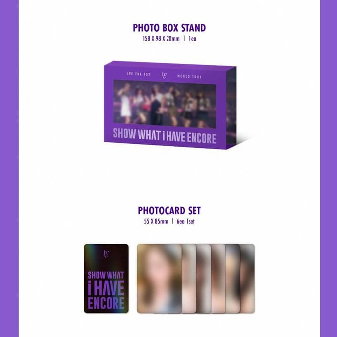 IVE - De 1e Wereldtournee [SHOW WHAT I HAVE - ENCORE] KiT only purple