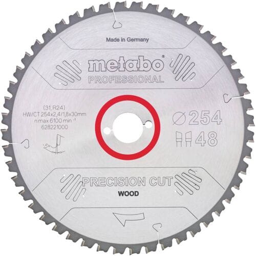 Metabo 628227000 Cirkelzaagblad 305 mm Aantal tanden: 48 1 stuk(s)