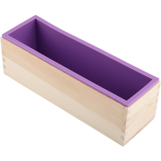 1200ML Rechthoekige Siliconen Zeepvorm DIY Tool voor Bakken Cake IJs Chocolade blue