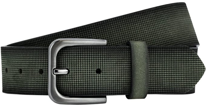 LINDENMANN leren heren riem - olijf