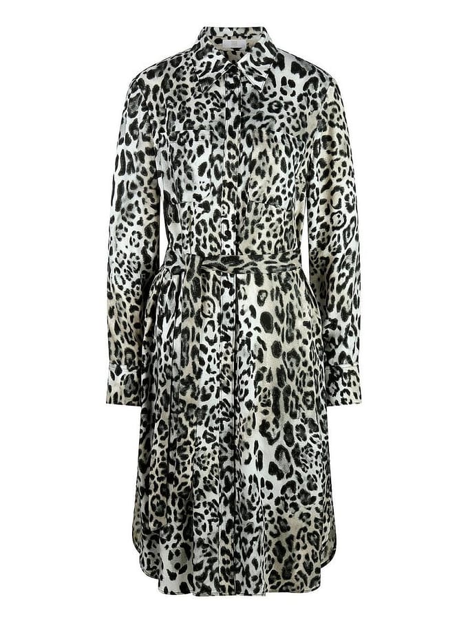 Jurk lange mouwen Van Riani beige