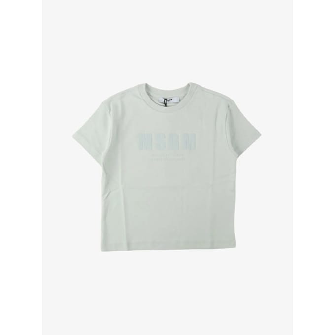 Msgm Jongens t-shirt light interlock t-shirt