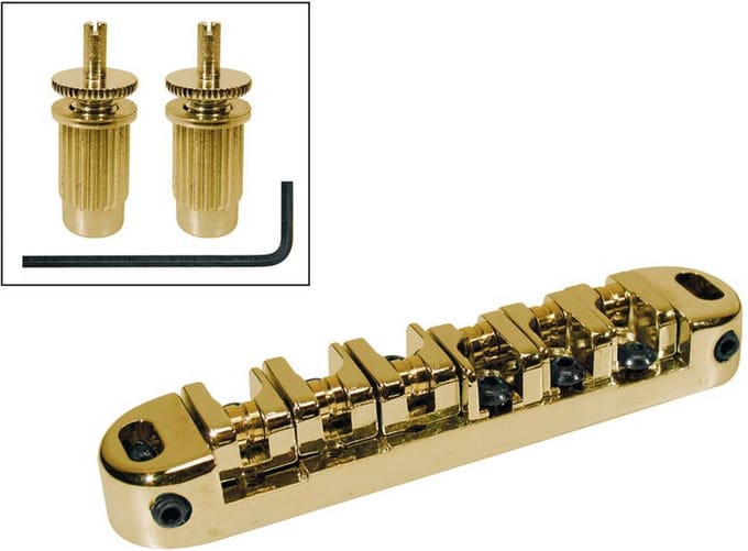 Boston B-200-G Gouden Roller Bridge voor E-Gitaar