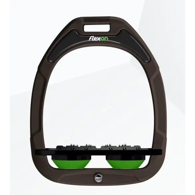 Ultra Grip Platte Beugels Bruin/Zwart/Groen Flex-On Green Composite