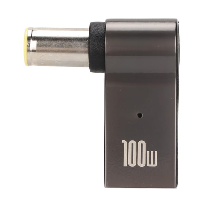 Type C Female Ingang naar DC Adapter Draagbare PD Adapter Type C Female naar 7.9x0.9mm Laptop Opladen black