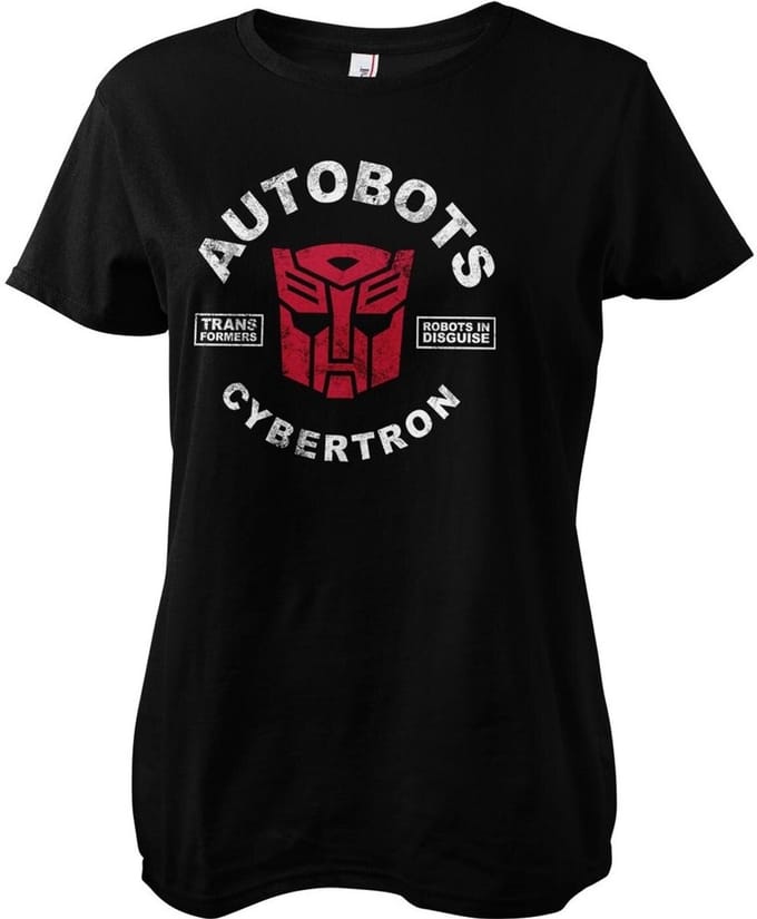 Transformers Autobots Cybertron -T-shirt voor dames, zwart