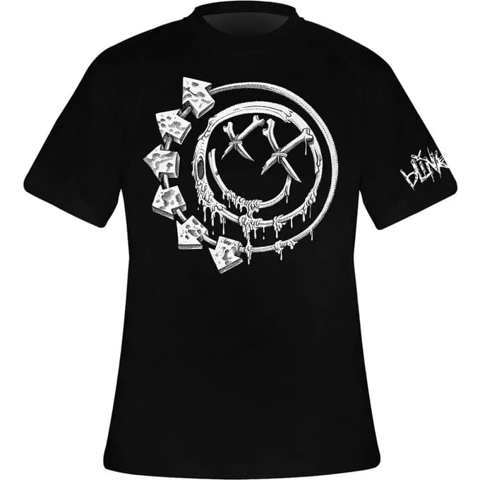 Blink182 - Bones Heren T-shirt - XL - Zwart