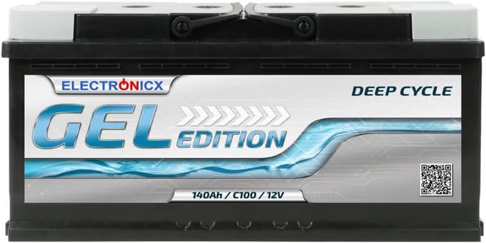 GEL Accu 140Ah 12V voor Camper en Boot