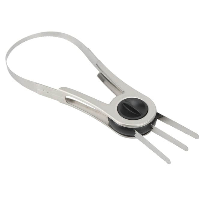 Roestvrijstalen Mango Snijder Separator Mango Splitter Snijder Fruit Schilgereedschap Snijmes L(for 6.5-9kg) white