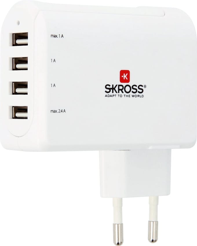Skross Euro USB Charger 4 Port