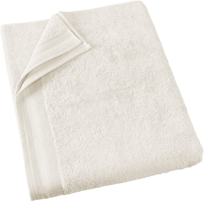 De Witte Lietaer Badlaken Contessa, Vanilla - 100 x 150 cm - Katoen
