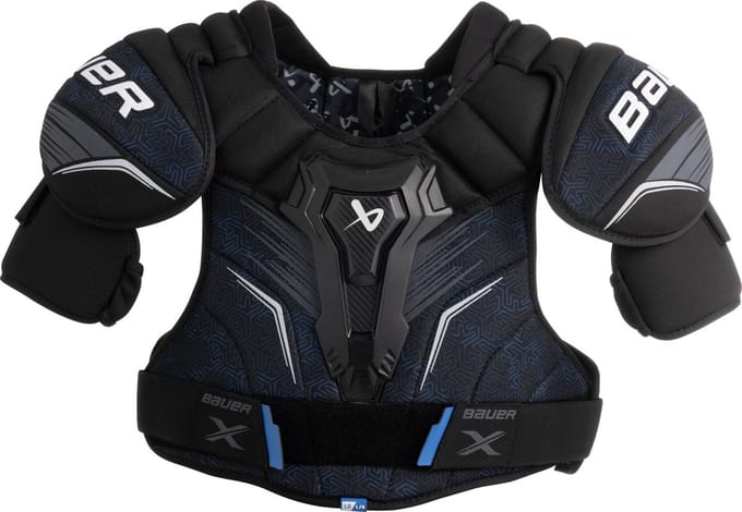 Bauer Hockey X Senior Hockeyschouderbeschermer Blauw L Man