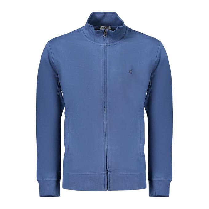 Coveri Beweeglijke Blauwe Katoenen Heren Sweatshirt