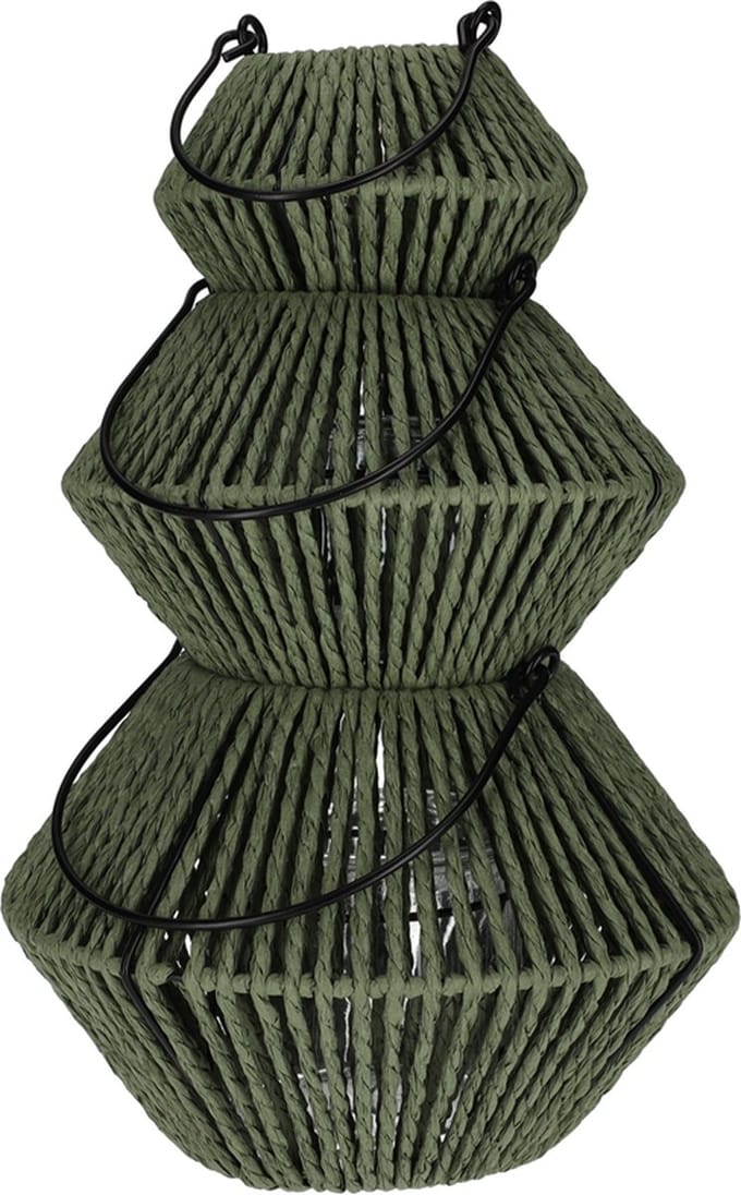 JENS Living lantaarn Lex - Set van 3 - Groen