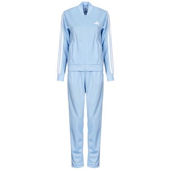 Adidas Essentials 3 Stripes Trainingspak Blauw S Vrouw